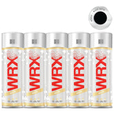 5X WRX Satin Black Spray Paint 400ml Spray Paint